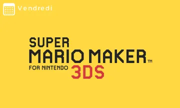 Super Mario Maker for Nintendo 3DS (v02) (Japan) screen shot title